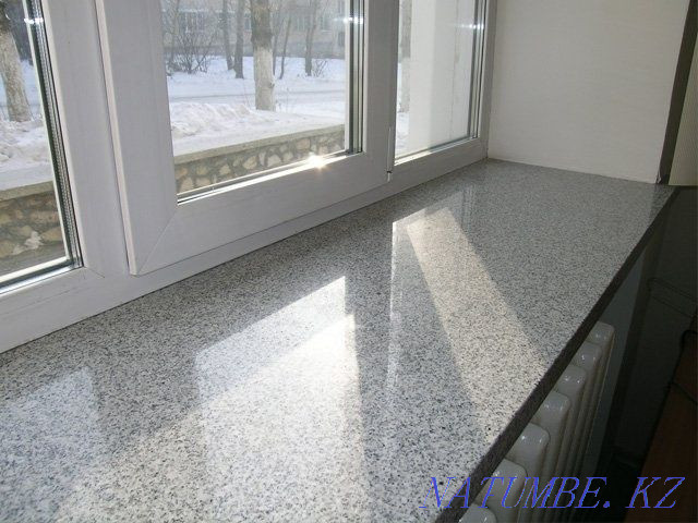 Granite window sills, manufacturing, natural stone Almaty - photo 1