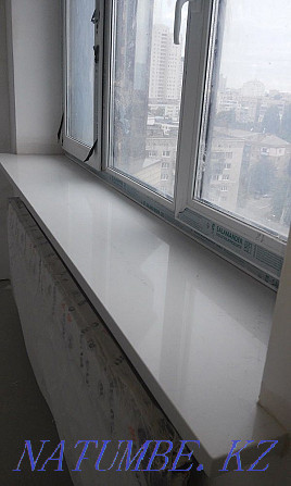 Window sills made of artificial stone (imitation granite, marble) Almaty - photo 5