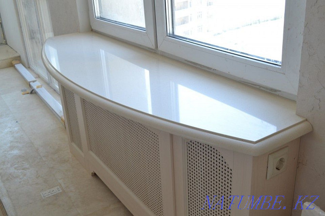 Window sills made of artificial stone (imitation granite, marble) Almaty - photo 1