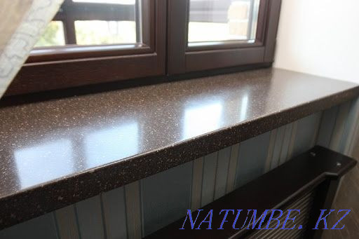 Window sills made of artificial stone (imitation granite, marble) Almaty - photo 6