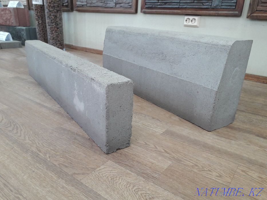 Бордюры вибропрессованные дорожный, поребрик. Павлодар - изображение 1