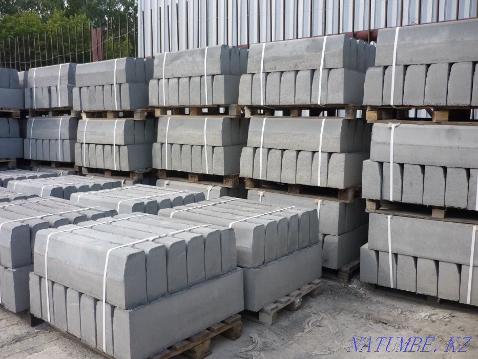 Бордюры вибропрессованные дорожный, поребрик. Павлодар - изображение 2