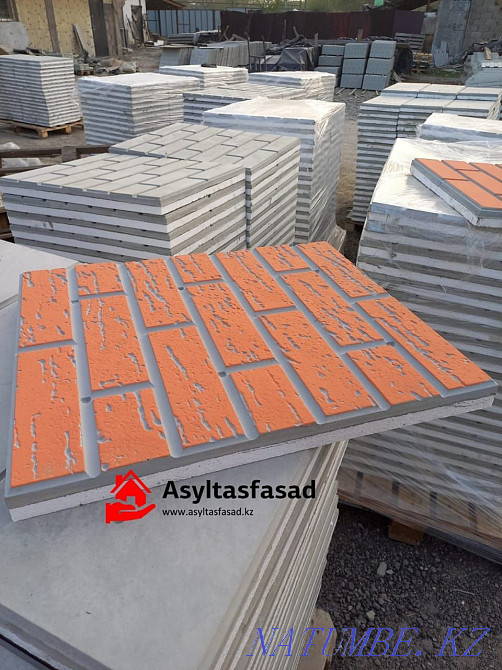 Facade cladding panels, fiber-reinforced concrete thermal panels, polyfacade Qaskeleng - photo 1