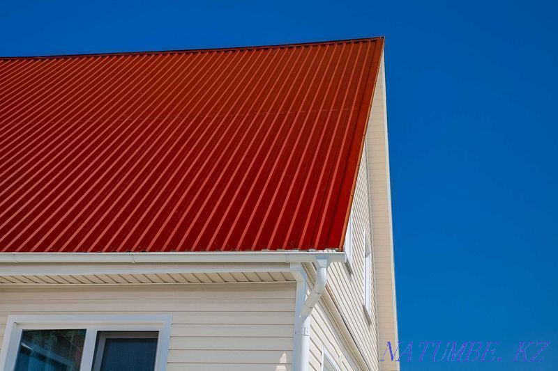 Polymer profiled sheet, painted on the roof, facade, metal tile Karagandy - photo 6