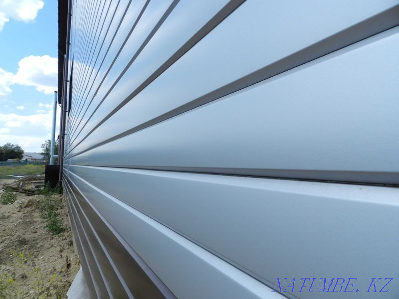 Metal siding in any color, eurobeam, cornices, tiles, drain Karagandy - photo 1