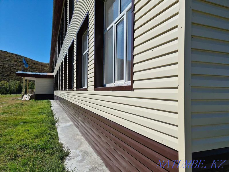 Metal siding in any color, eurobeam, cornices, tiles, drain Karagandy - photo 3