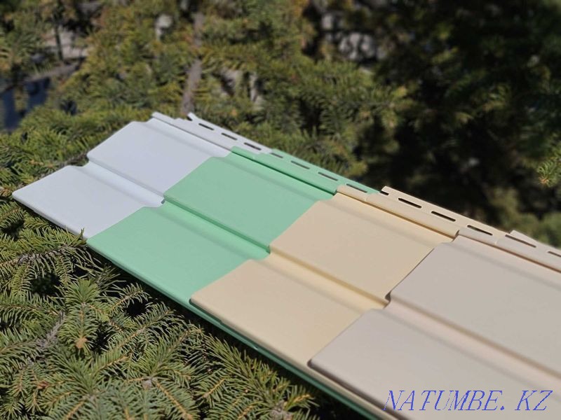 Фасадные панели, сайдинг акриловый, металлосайдинг, водосток, осп Караганда - изображение 5