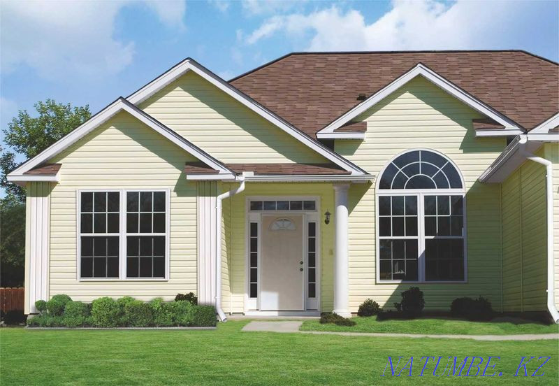 Vinyl siding Block House, metal siding, cladding panels, OSB Karagandy - photo 6