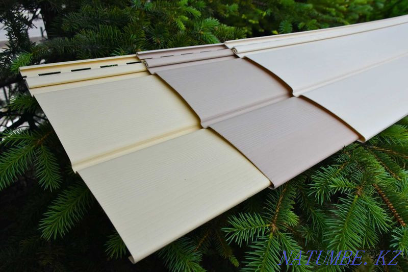 Vinyl siding Block House, metal siding, cladding panels, OSB Karagandy - photo 1