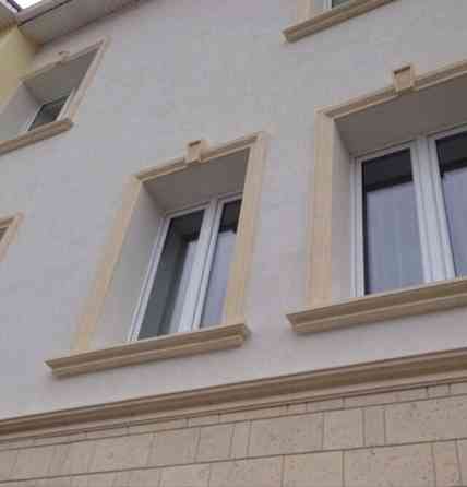 ДЕКОРАТИВНЫЙ ФАСАД декор из пенопласта окно строительный ТРАВЕРТИН Шымкент