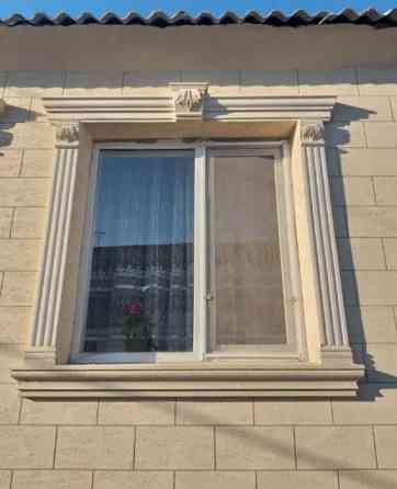 ДЕКОРАТИВНЫЙ ФАСАД декор из пенопласта окно строительный ТРАВЕРТИН Шымкент