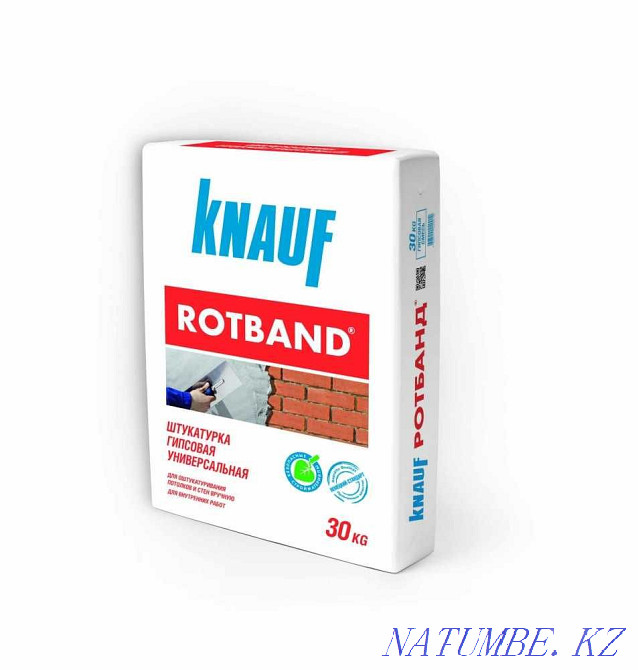 Универсальная штукатурка Ротбанд 30 кг с Доставкой по городу Астана - изображение 1