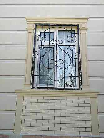 Декоративный фасад жидки травертин молдинг обрамление окон корона Шымкент