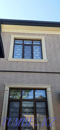 Decorative facade liquid travertine molding window framing crown Shymkent - photo 6