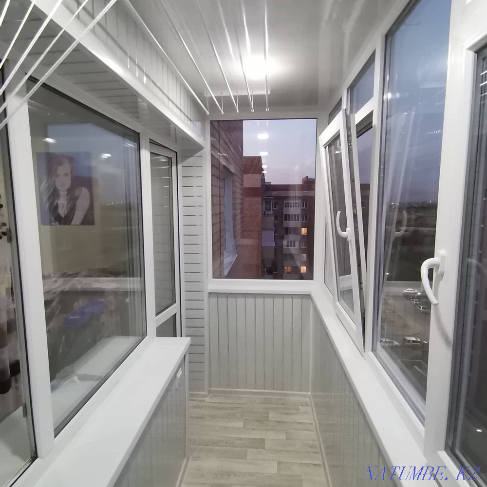 Общивка лоджий балконов Костанай - изображение 2