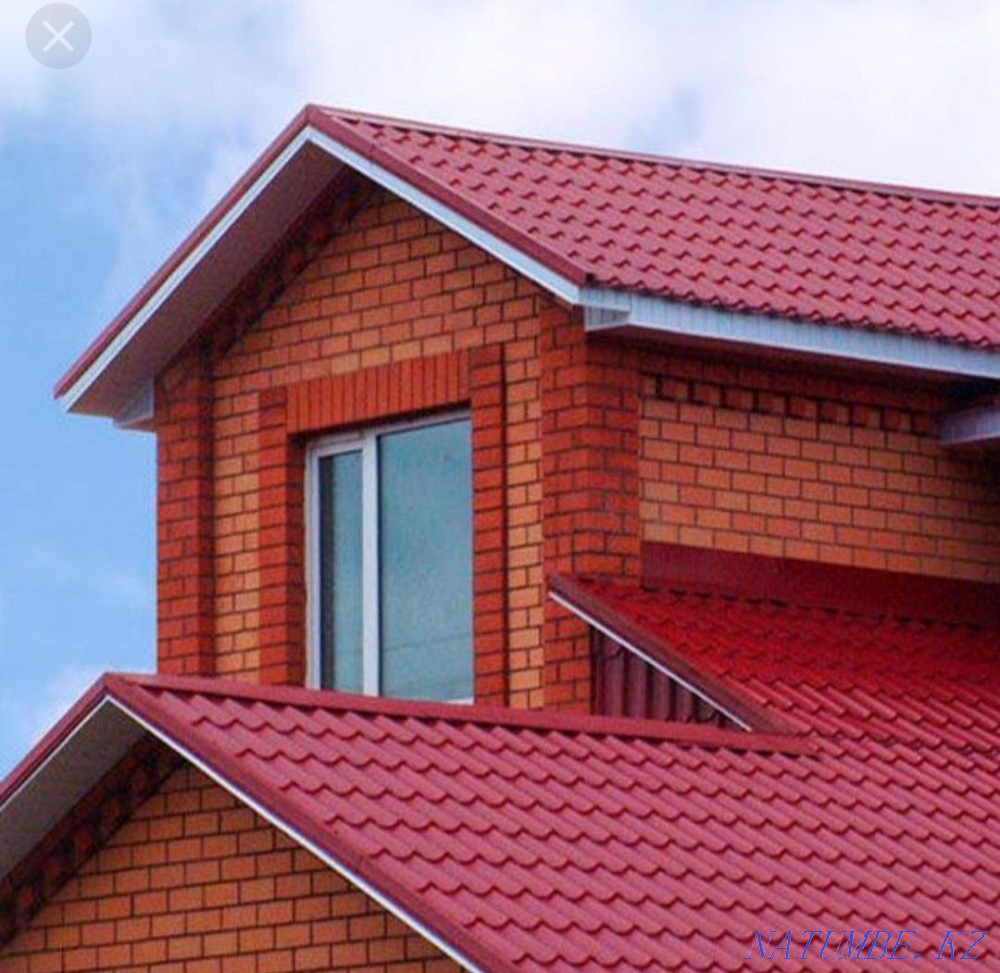 Metal tile tile roofing shatyr siding cornice soffit gutter Urochishche Talgarbaytuma - photo 4
