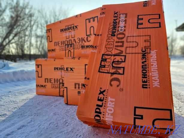 Пеноплекс 20,30 и 50мм КОМФОРТ клей пена стекловата мастика подложка Жезказган - изображение 3