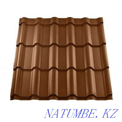 Metal tile, corrugated board, roofing, shatyr. Almaty - photo 3