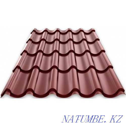 Metal tile, corrugated board, roofing, shatyr. Almaty - photo 2