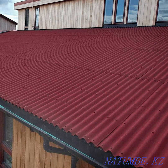Siding, brick-like facade panels, soft roofing, ondulin, corrugated board Balqash - photo 7