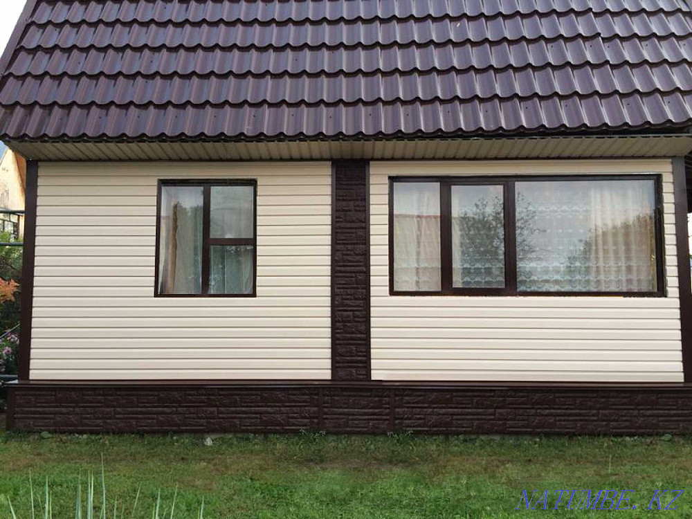 Siding, brick-like facade panels, soft roofing, ondulin, corrugated board Balqash - photo 4