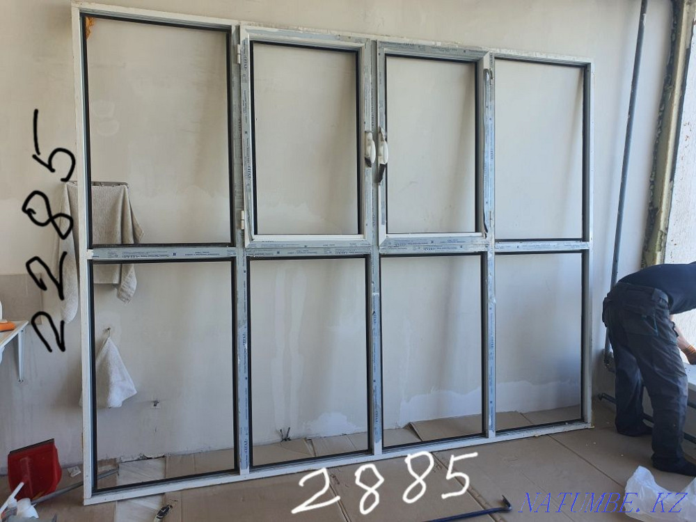 Окно с алюминего профиля Астана - изображение 1