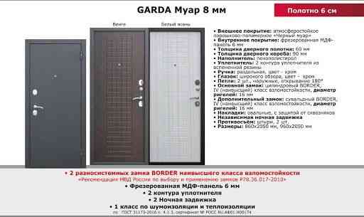 Входные двери в рассрочку и в кредит на Нажимеденова 16  Астана