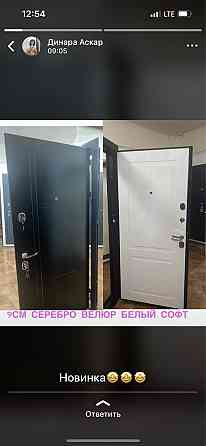 Входные металлические железные наружные стальные двери Almaty