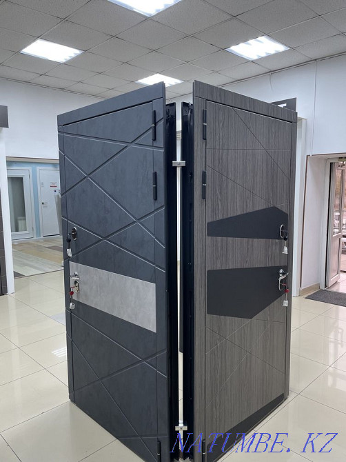 Steel doors with a thermal break, outdoor, recessed, iron, bolat esik, Astana - photo 2