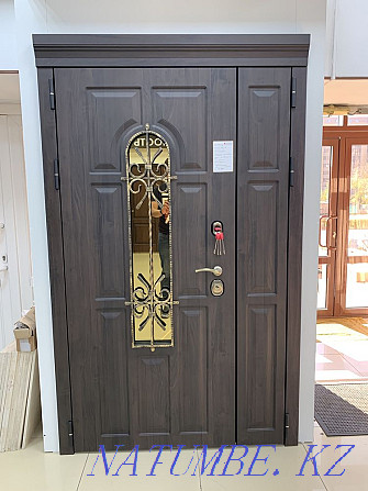 Steel doors to order, double-leaf, bolat esik, non-standard, Astana - photo 2