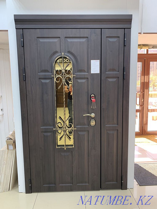 Steel doors to order, double-leaf, bolat esik, non-standard, Astana - photo 2