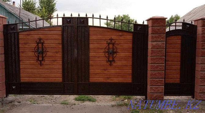 Ворота ?а?па Варота Дарбаза Калитка Варата Навес УСТАНОВКА БЕСПЛАТНО Алматы - изображение 1