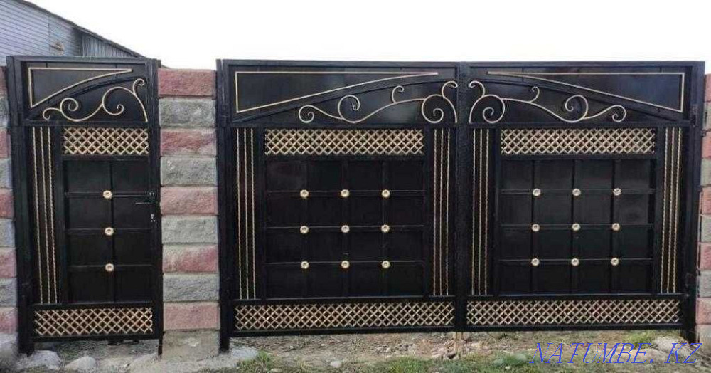 Ворота ?а?па Варота Дарбаза Калитка Варата Навес УСТАНОВКА БЕСПЛАТНО Алматы - изображение 4