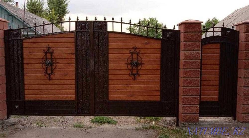 Ворота ?а?па Варота Дарбаза Калитка Варата Навес УСТАНОВКА БЕСПЛАТНО Алматы - изображение 1
