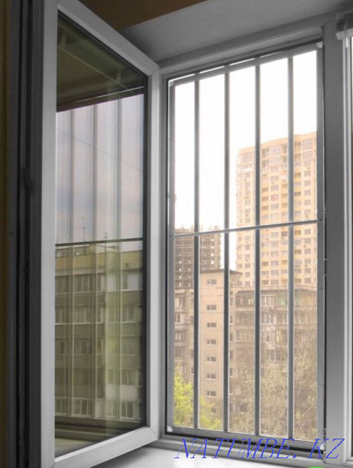 Москитные сетки,ограничители, решетки для окон Астана - изображение 5