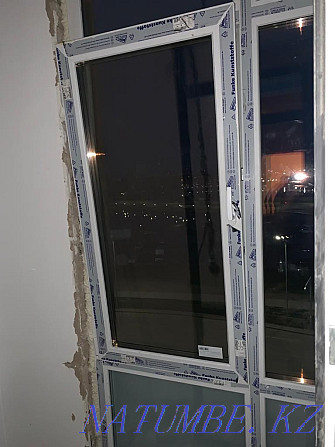 Plastic windows doors stained-glass windows window sills slopes window repair Astana - photo 4