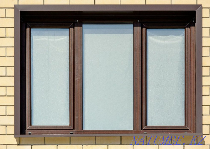 Where Can I Buy Plastic Windows Door Balcony PVC Stained Glass Slope Click! Алмалы - photo 3