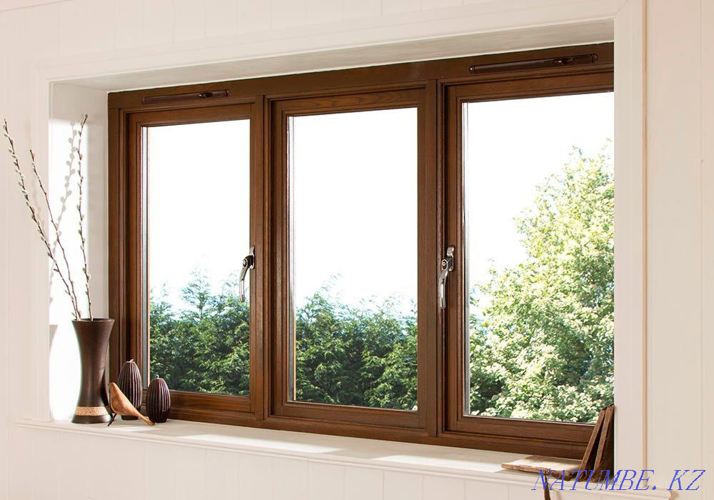 Where Can I Buy Plastic Windows Door Balcony PVC Stained Glass Slope Click! Алмалы - photo 6