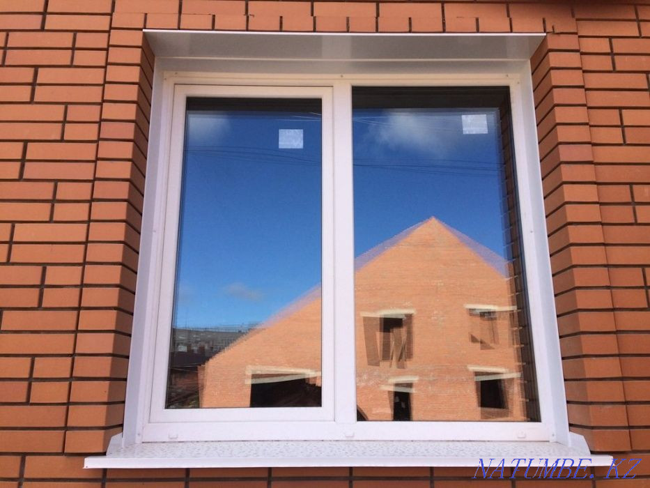 Where Can I Buy Plastic Windows Door Balcony PVC Stained Glass Slope Click! Алмалы - photo 4