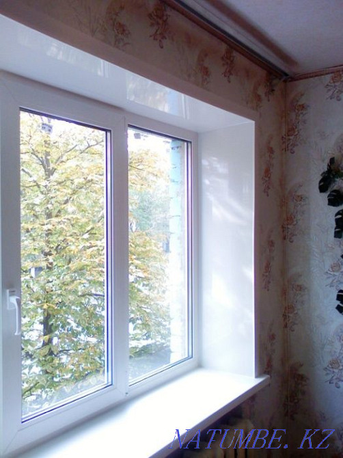 Where Can I Buy Plastic Windows Door Balcony PVC Stained Glass Slope Click! Алмалы - photo 8