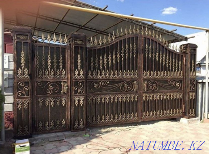 Gates, patterns for gates. Rolled gates to order, forging. Ust-Kamenogorsk - photo 1