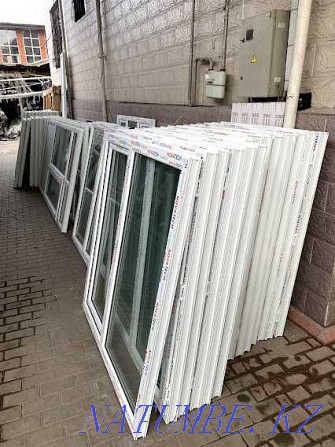 Plastic windows Partitions Doors Stained-glass windows + Mosquito net as a GIFT Almaty - photo 5