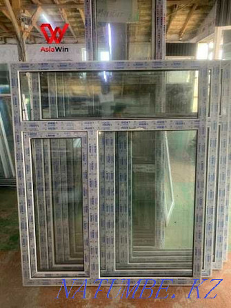 Plastic windows Partitions Doors Stained-glass windows + Mosquito net as a GIFT Almaty - photo 4