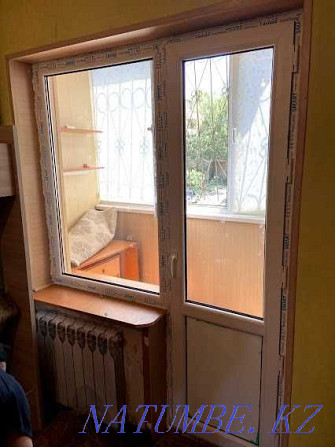 Пластиковые двери и окна, Подоконники, Форточки, Балконы + ПОДАРОК Алматы - изображение 2
