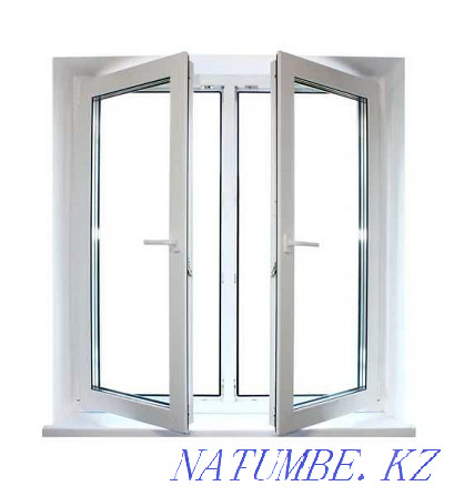 Plastic windows, Doors, Stained-glass windows, Window sills, Air vents + GIFT Almaty - photo 2