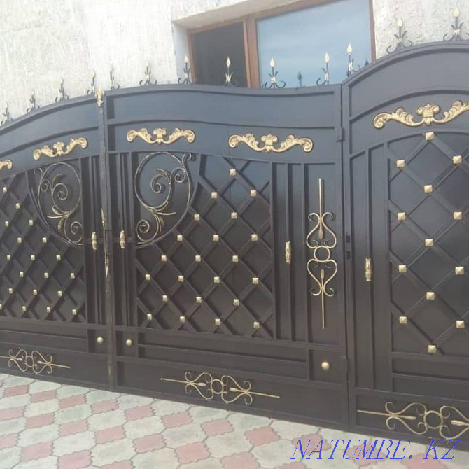 Изготовление Ворота в Алматы, Навес, петрила, решетка Каскелен - изображение 5