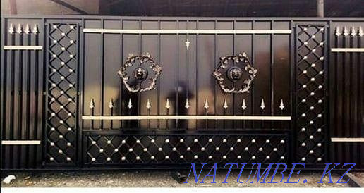 Изготовление Ворота в Алматы, Навес, петрила, решетка Каскелен - изображение 6