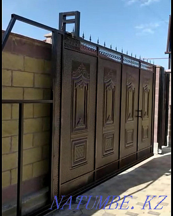 Изготовление Ворота в Алматы, Навес, петрила, решетка Каскелен - изображение 3