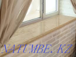 Plastic window sills Danke from stock with a 10-year warranty Almaty - photo 2