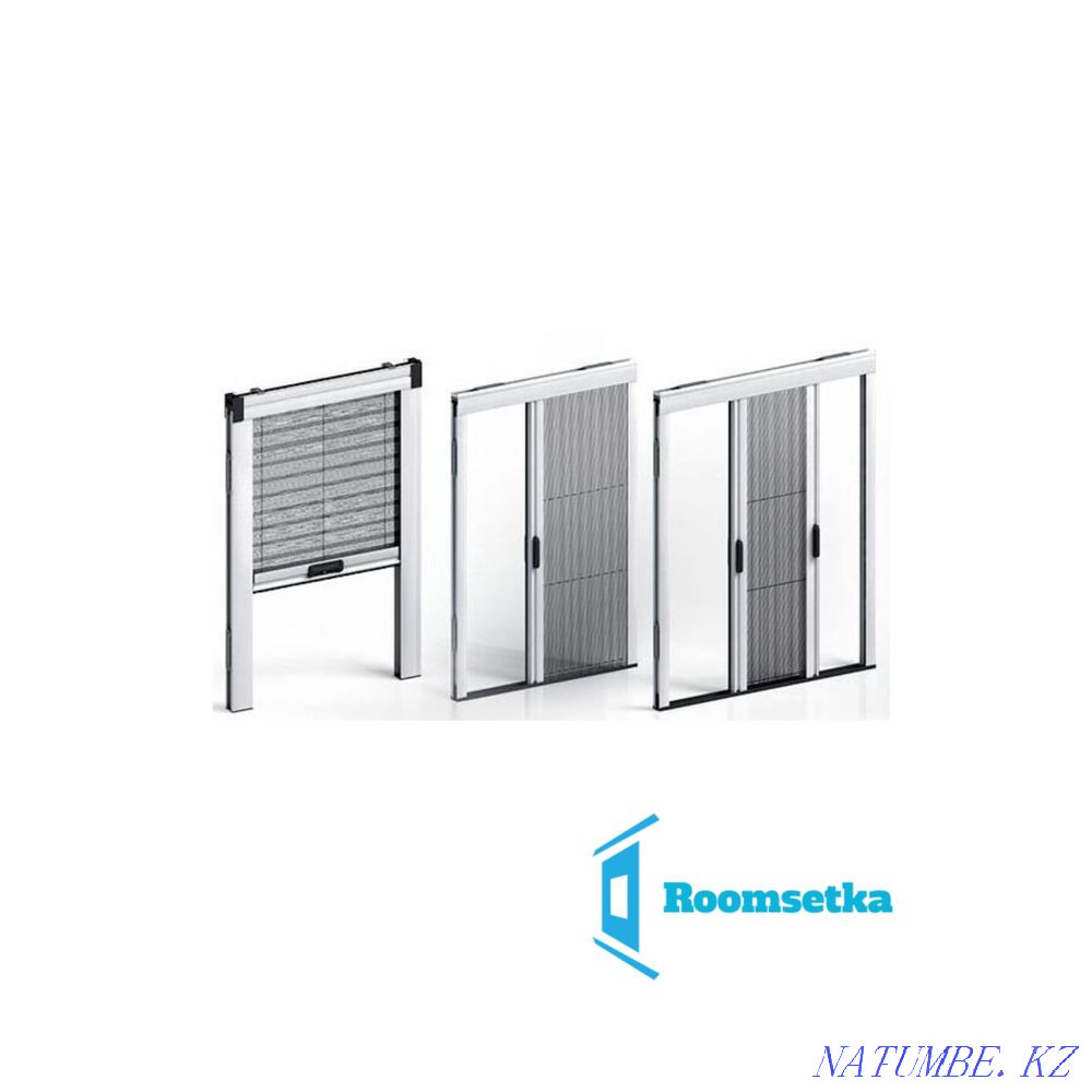 Mosquito net pleated.sliding mosquito net Almaty - photo 2